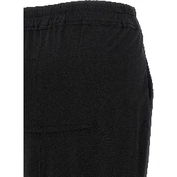 Black Cotton Mini Skirt