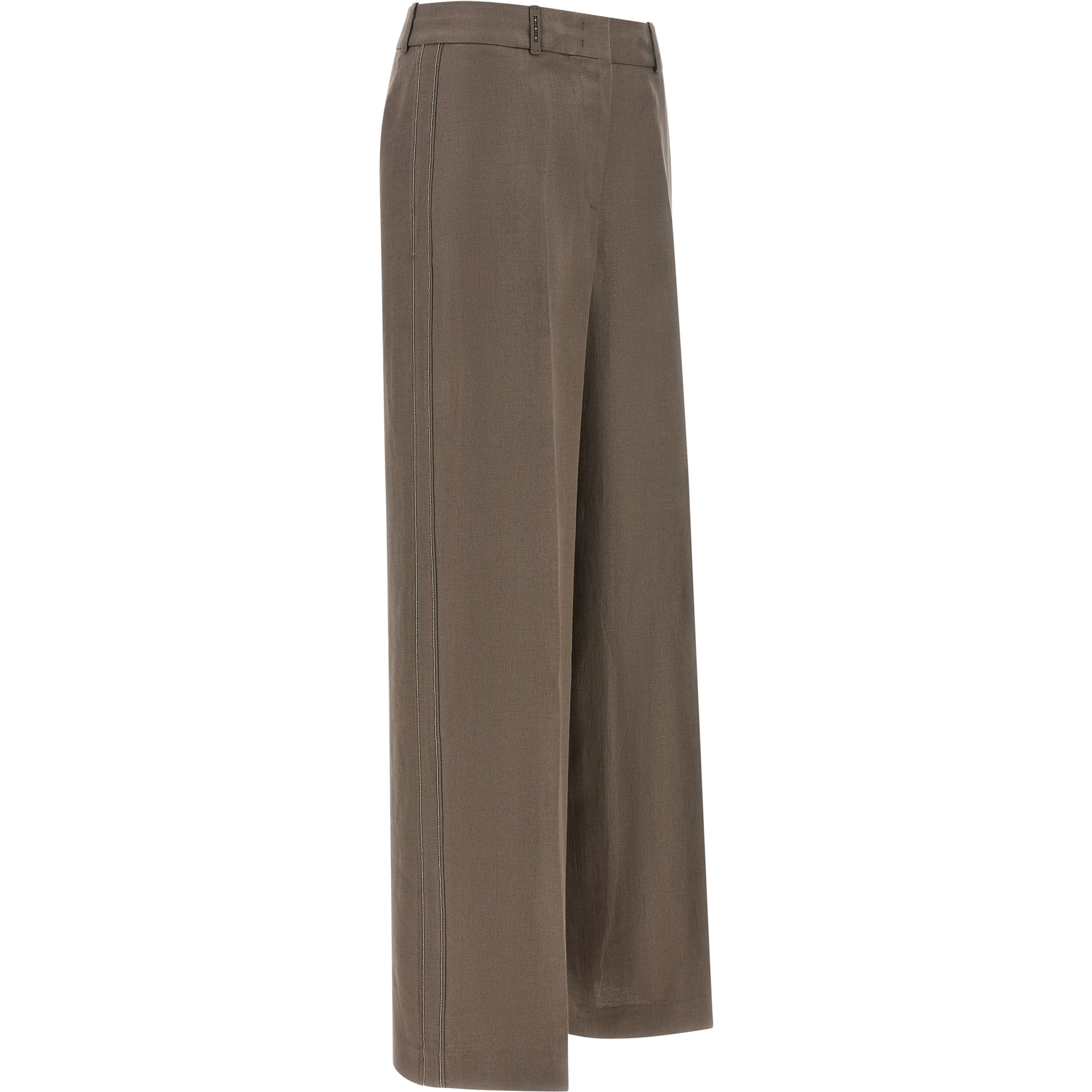 Brown Linen Pants