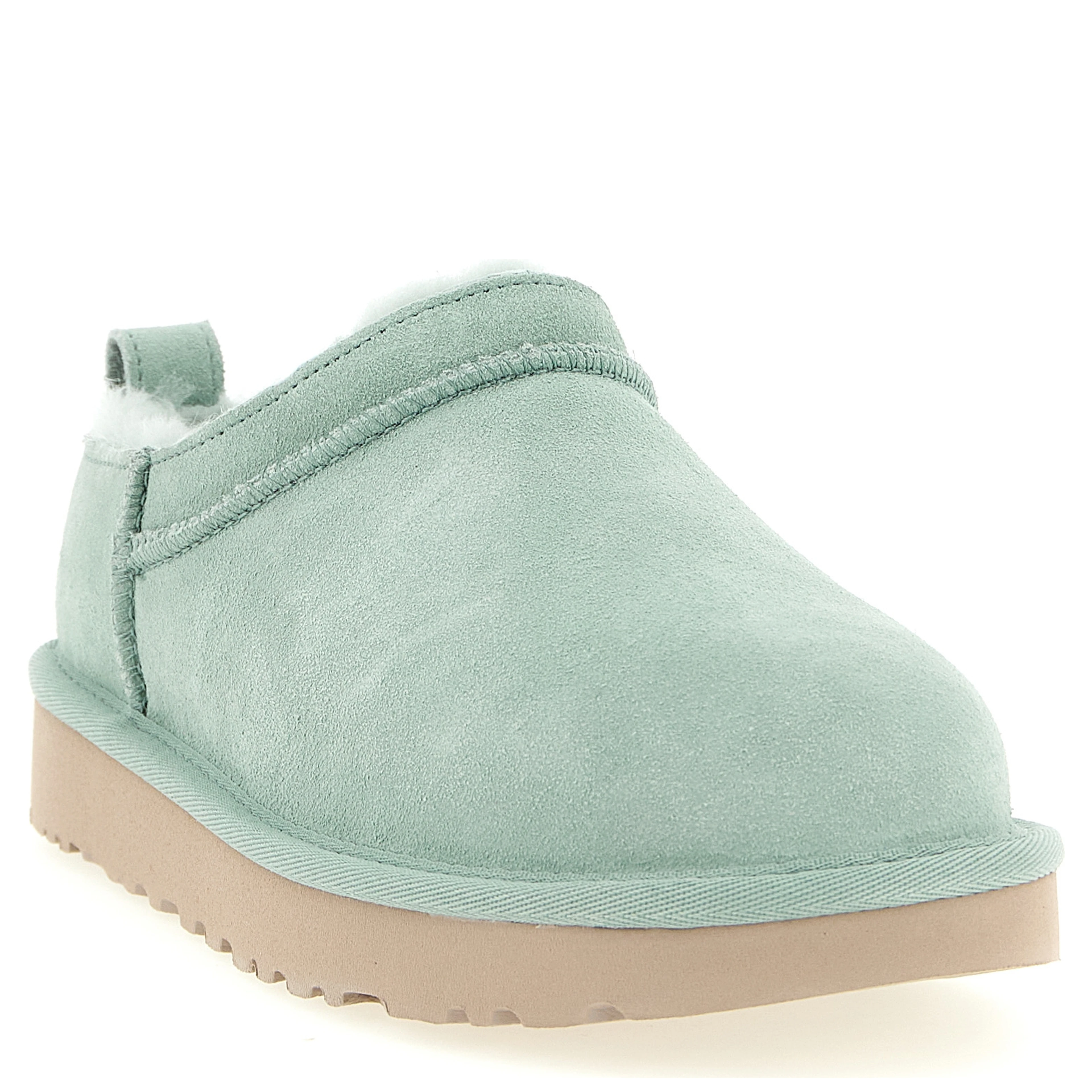 Bicolor Leather Ankle Boots
