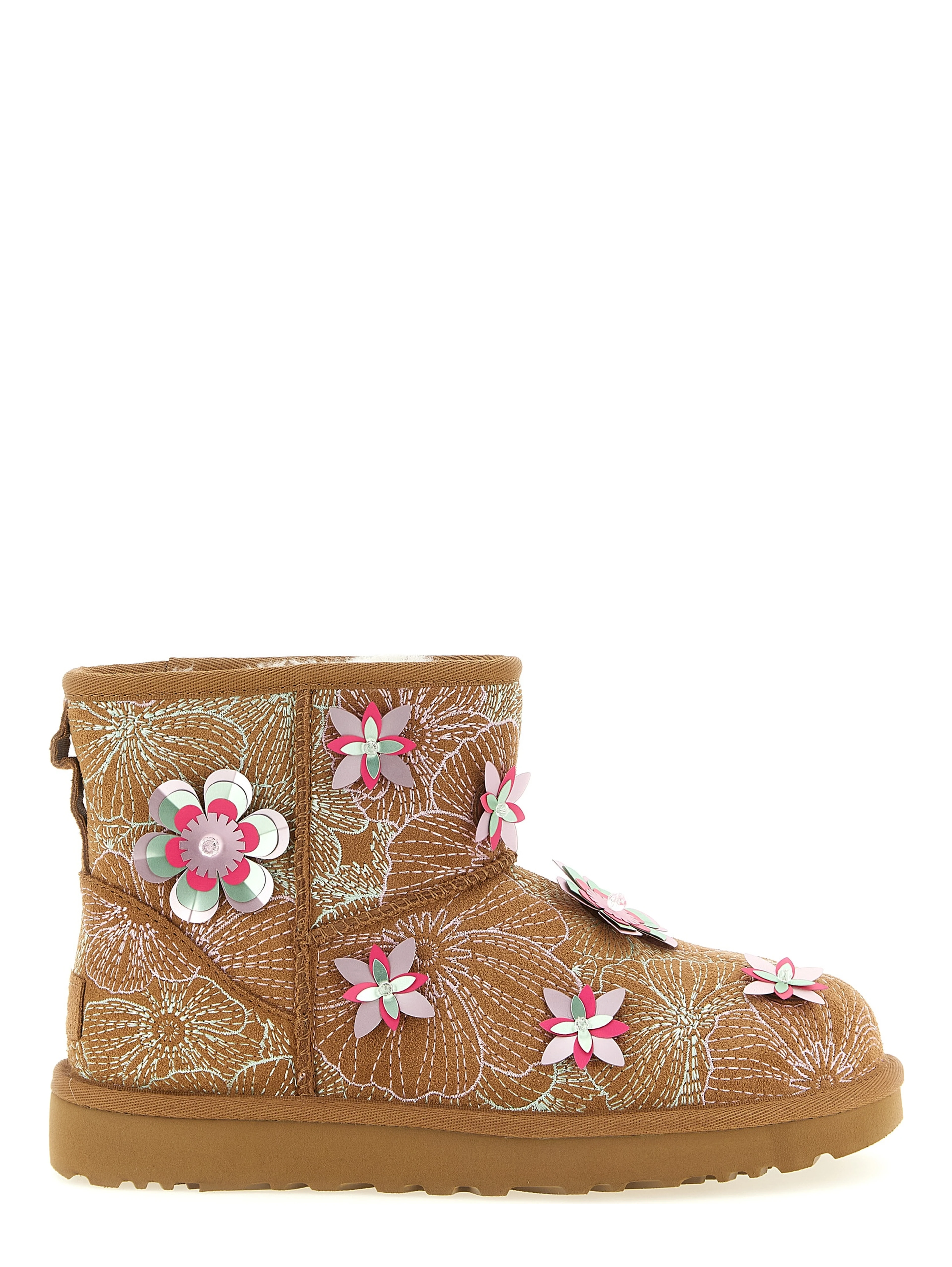 Multicolor Leather Ankle Boots