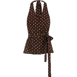 Brown Silk Tank Tops