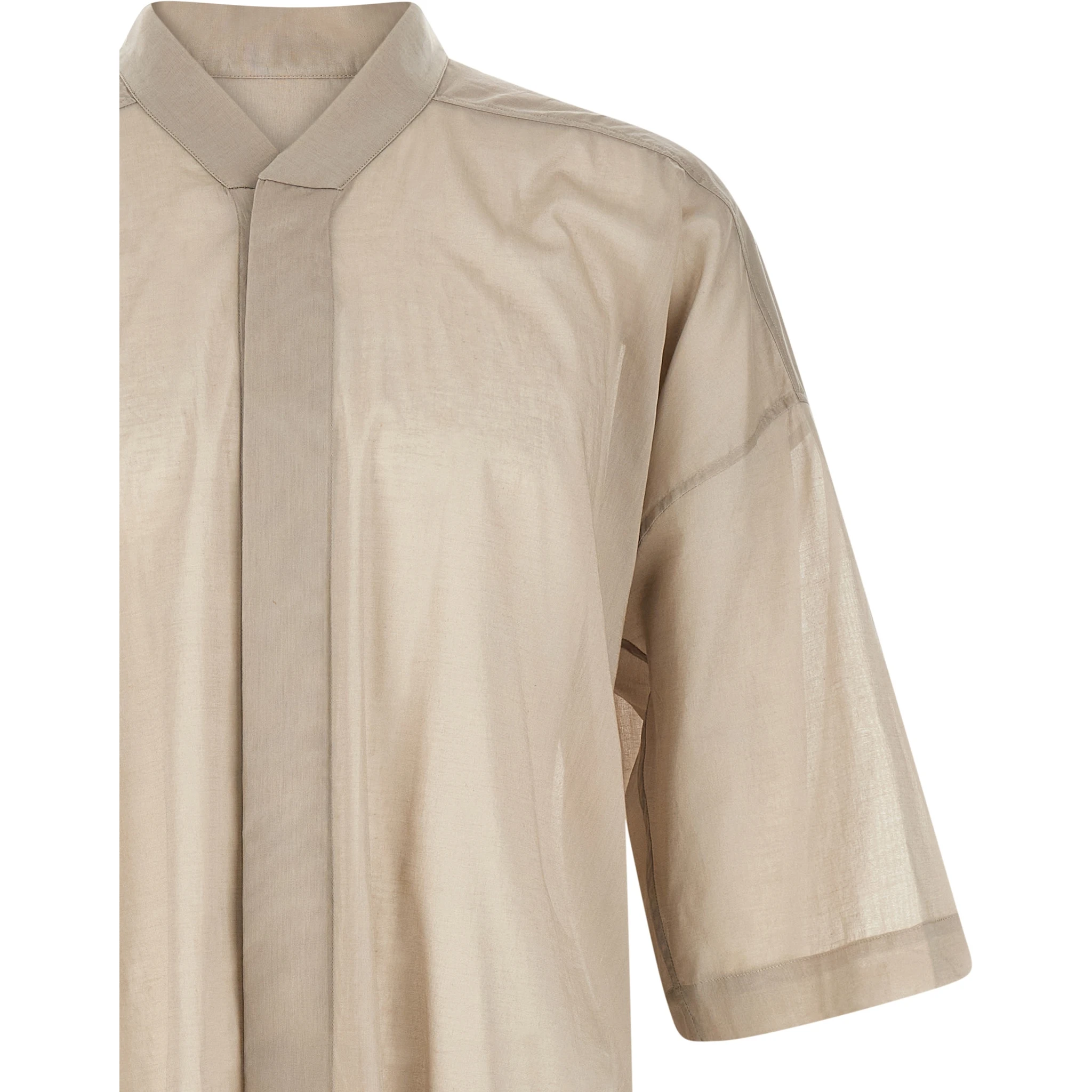 Gray Cotton Blouse