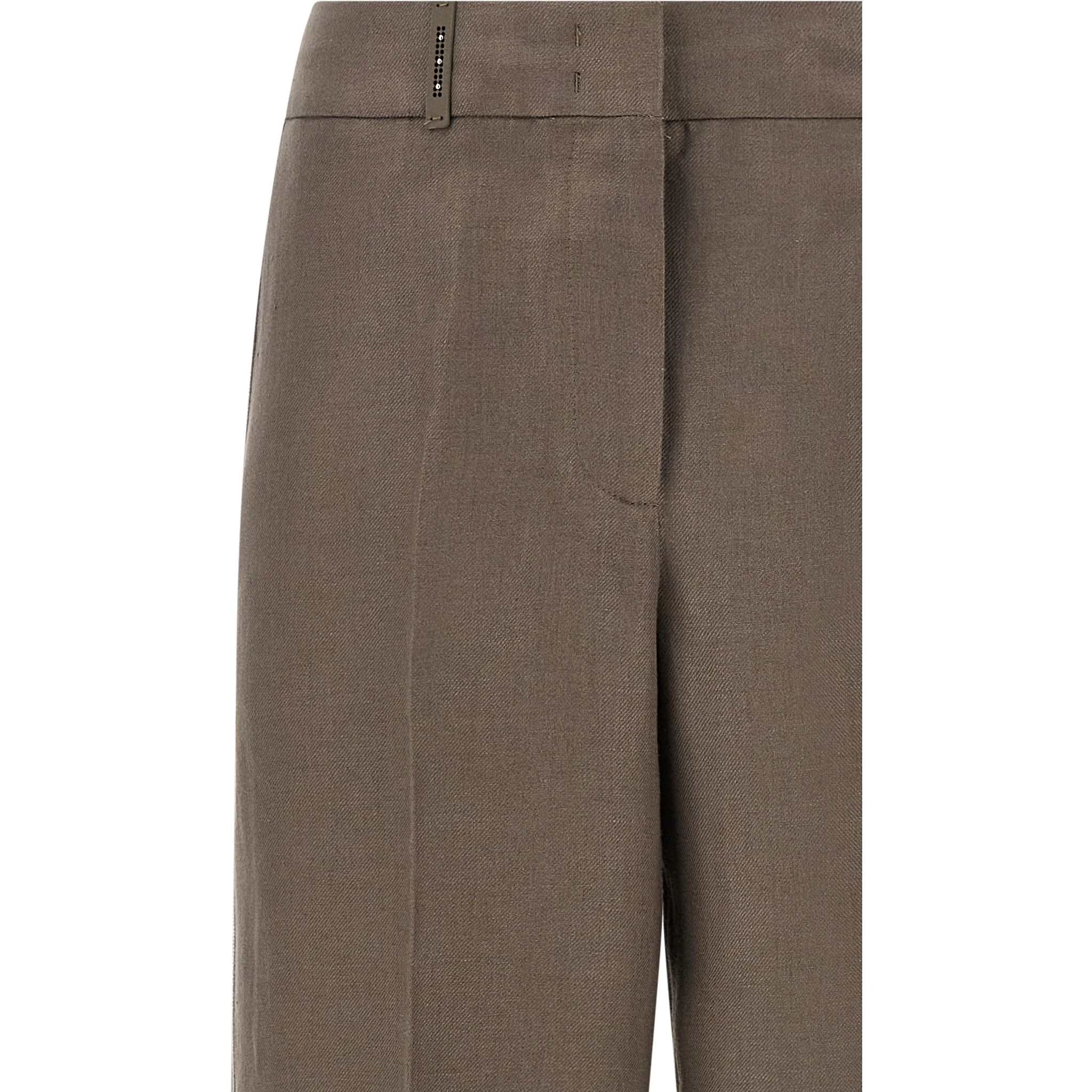 Brown Linen Pants