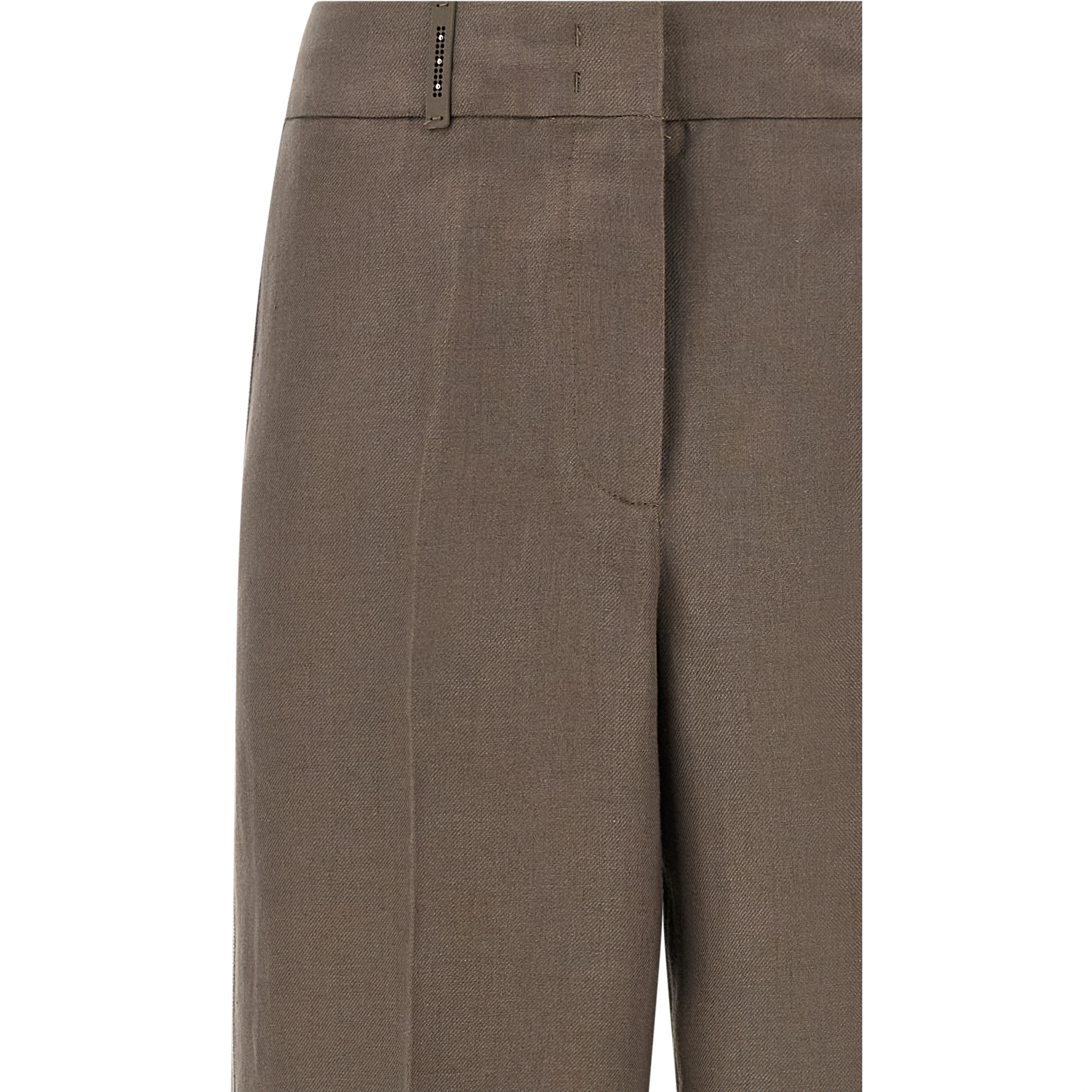 Brown Linen Pants