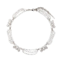 Silver Glass Necklace