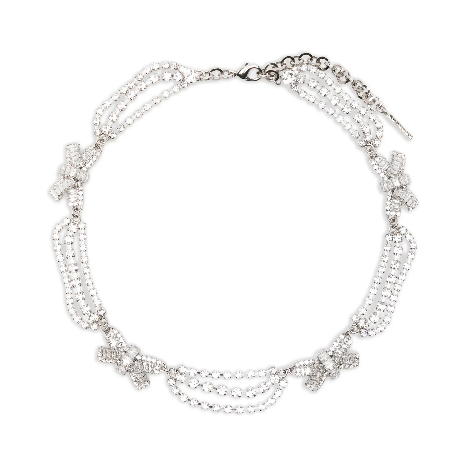 Silver Glass Necklace