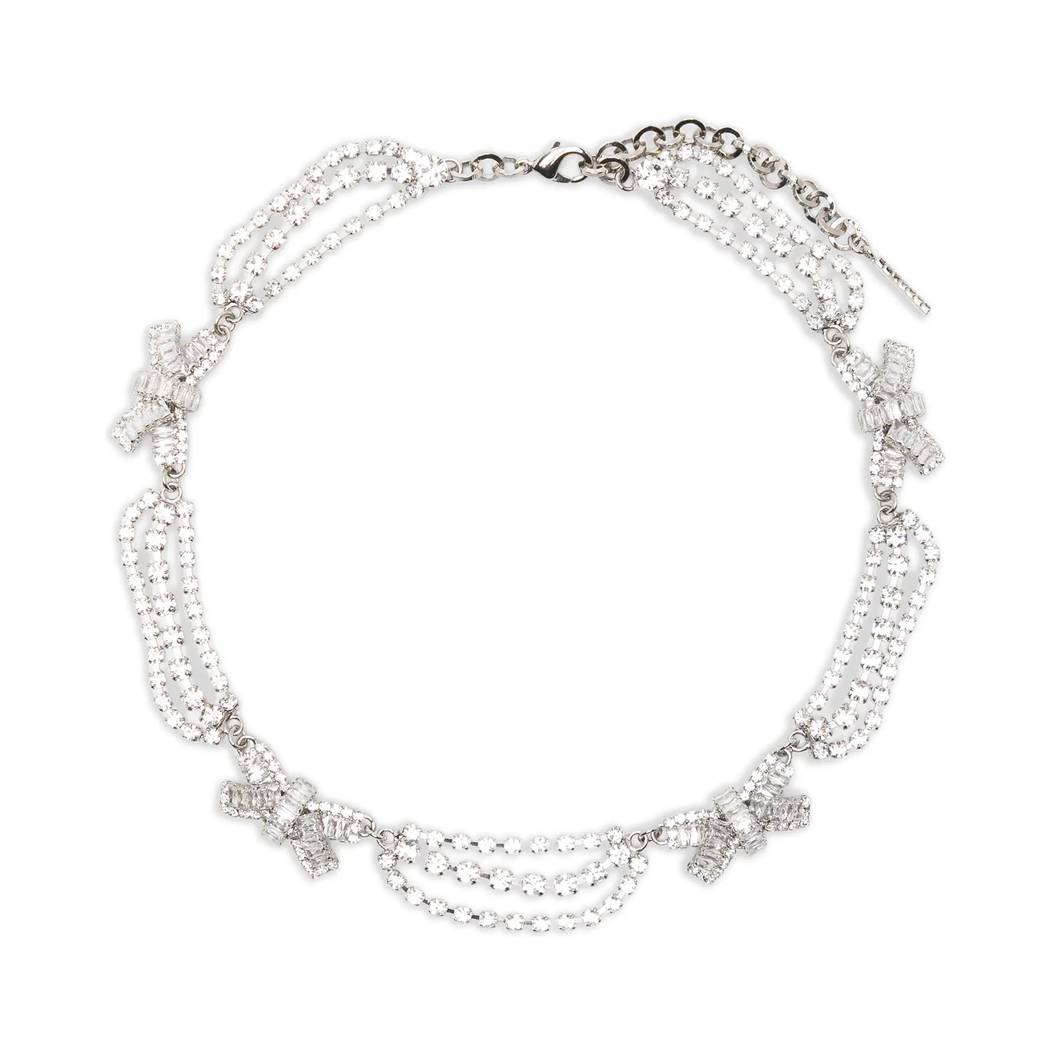 Silver Glass Necklace