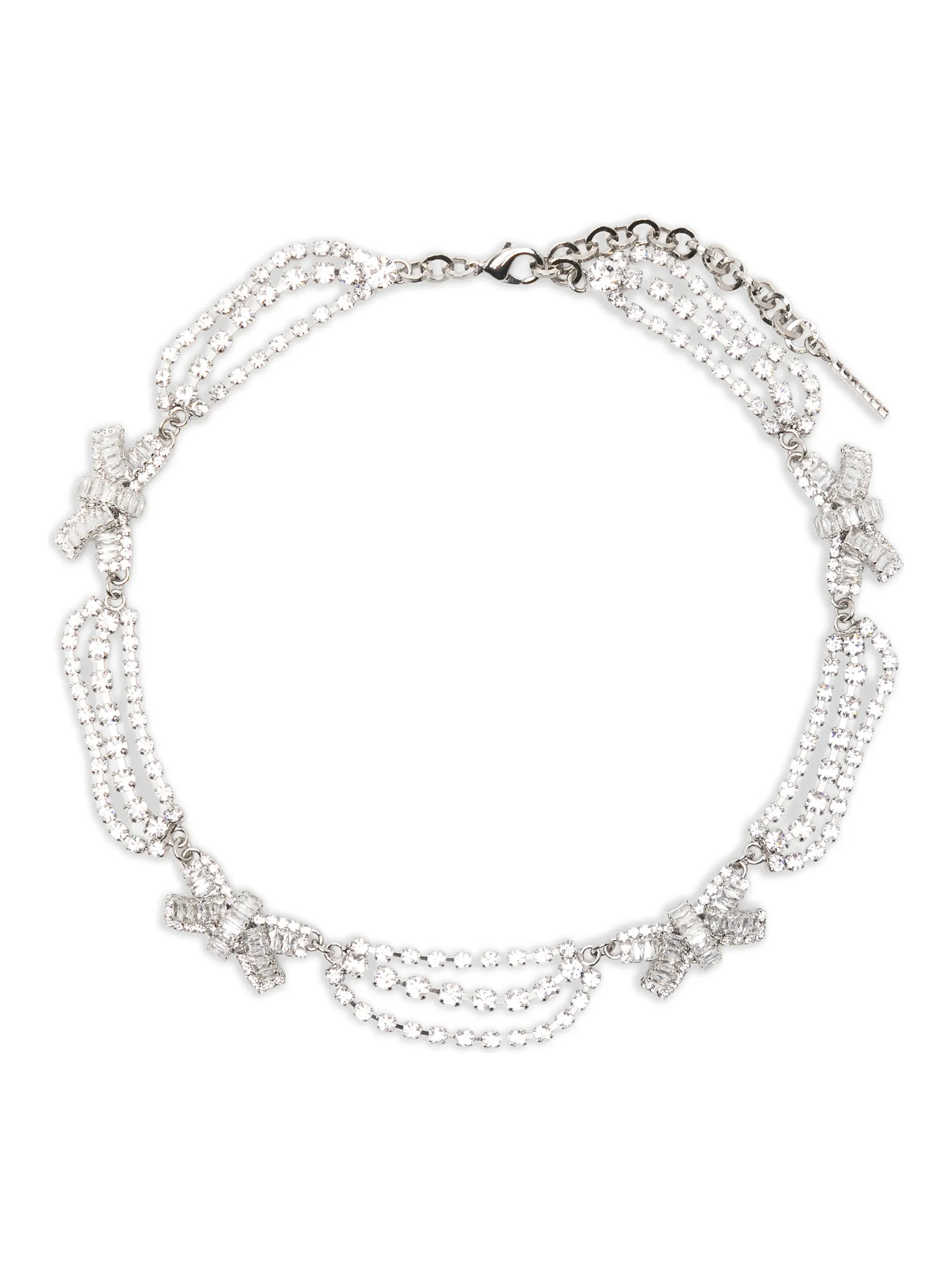 Silver Glass Necklace