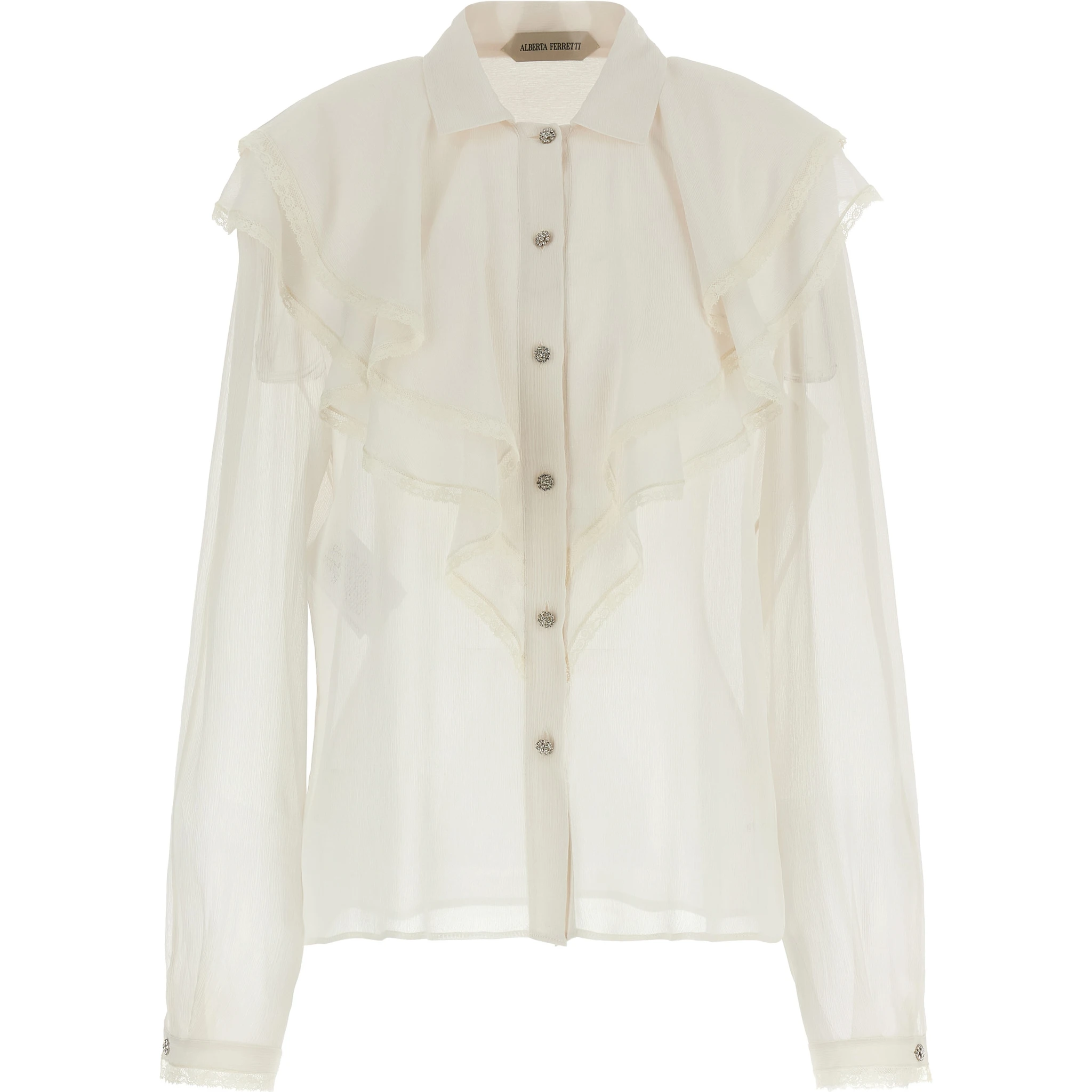 Beige Acetate Blouse