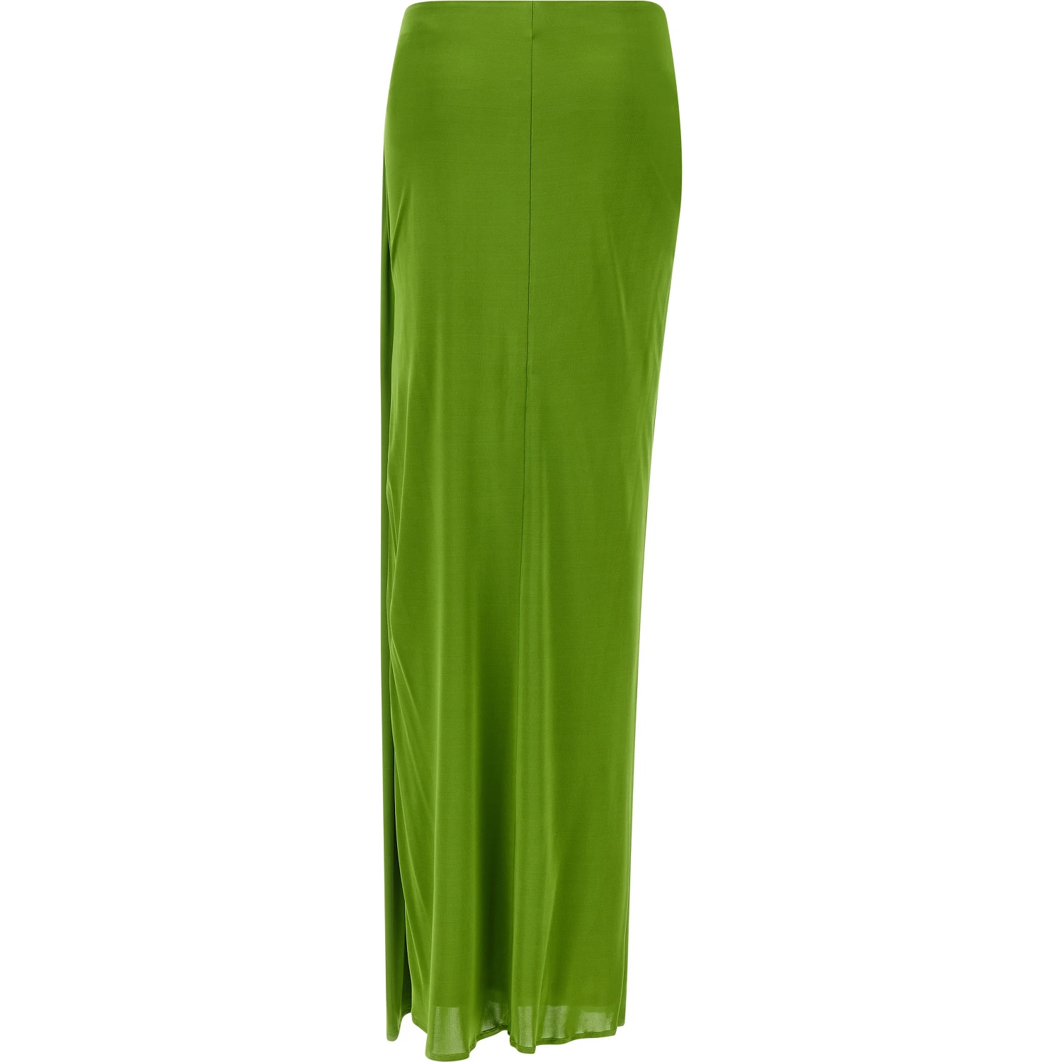 Bicolor Viscose Mini Skirt