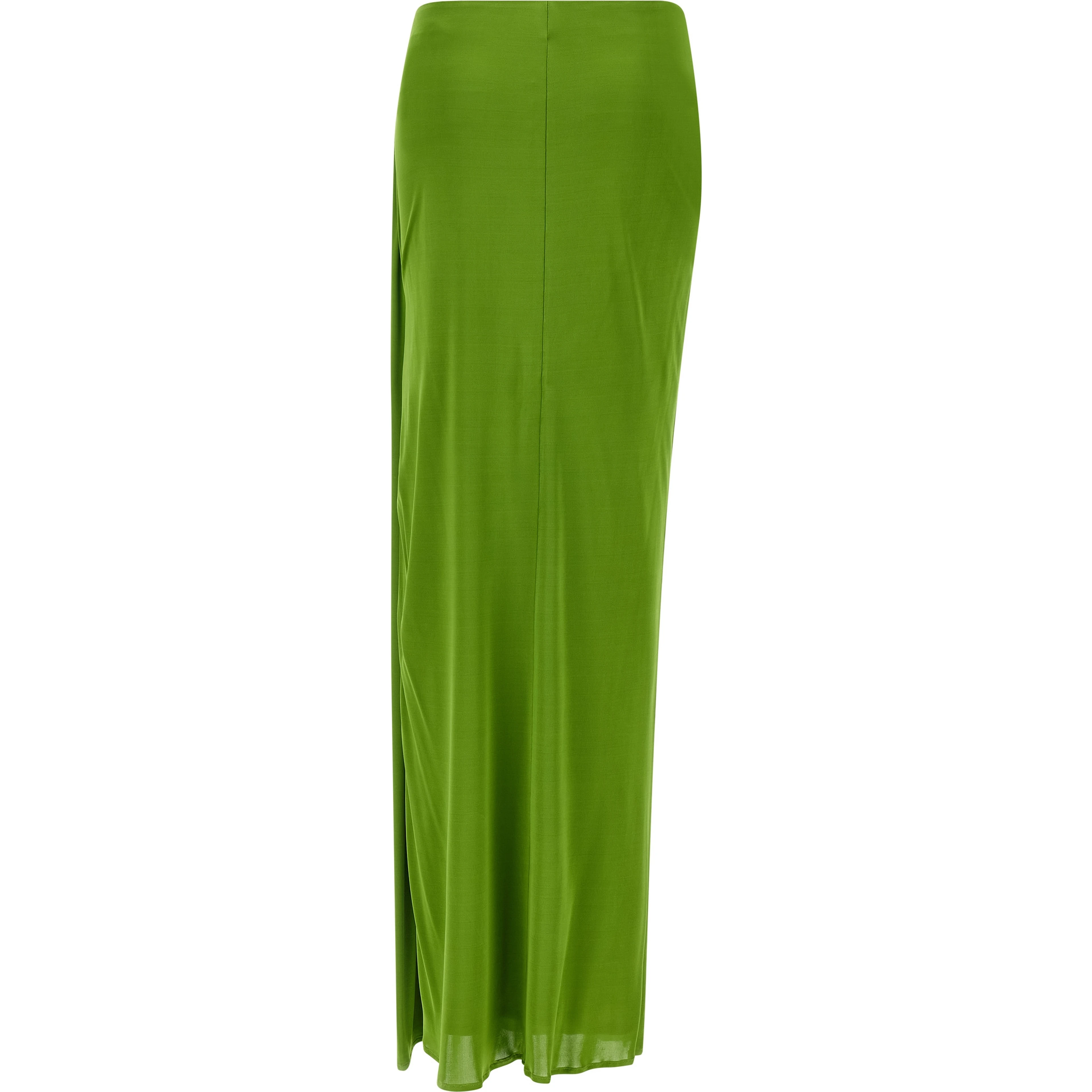 Bicolor Viscose Mini Skirt