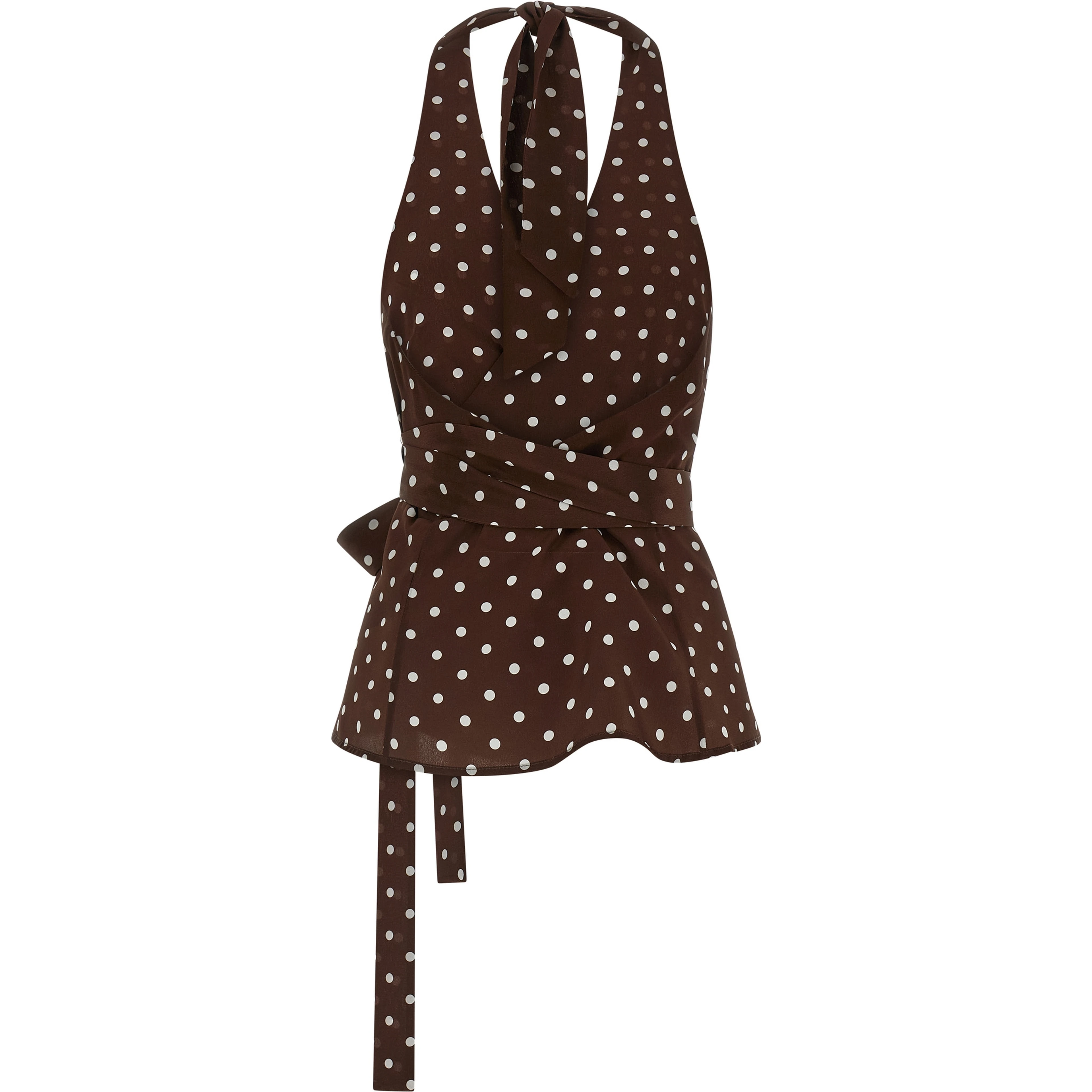 Brown Silk Tank Tops