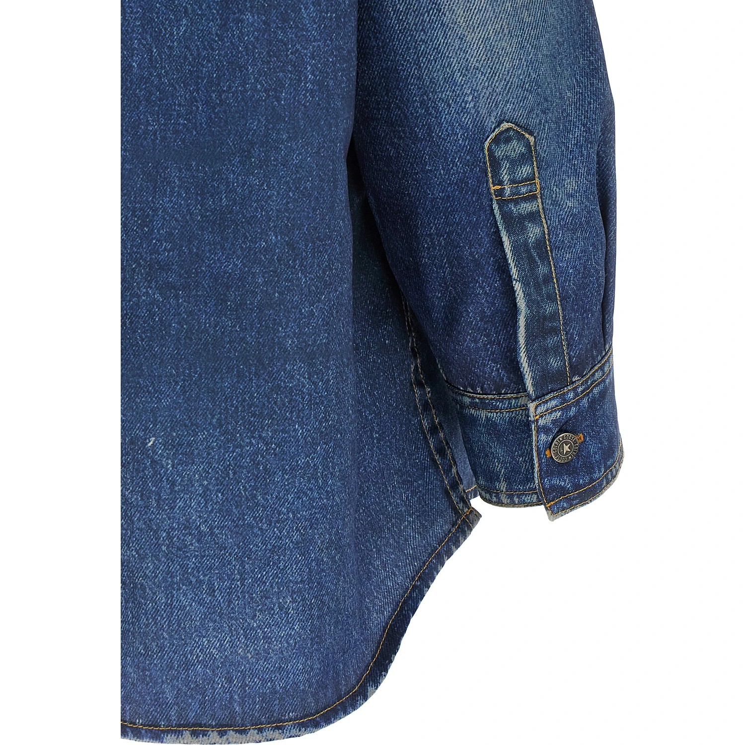 Blue Polyester Blouse