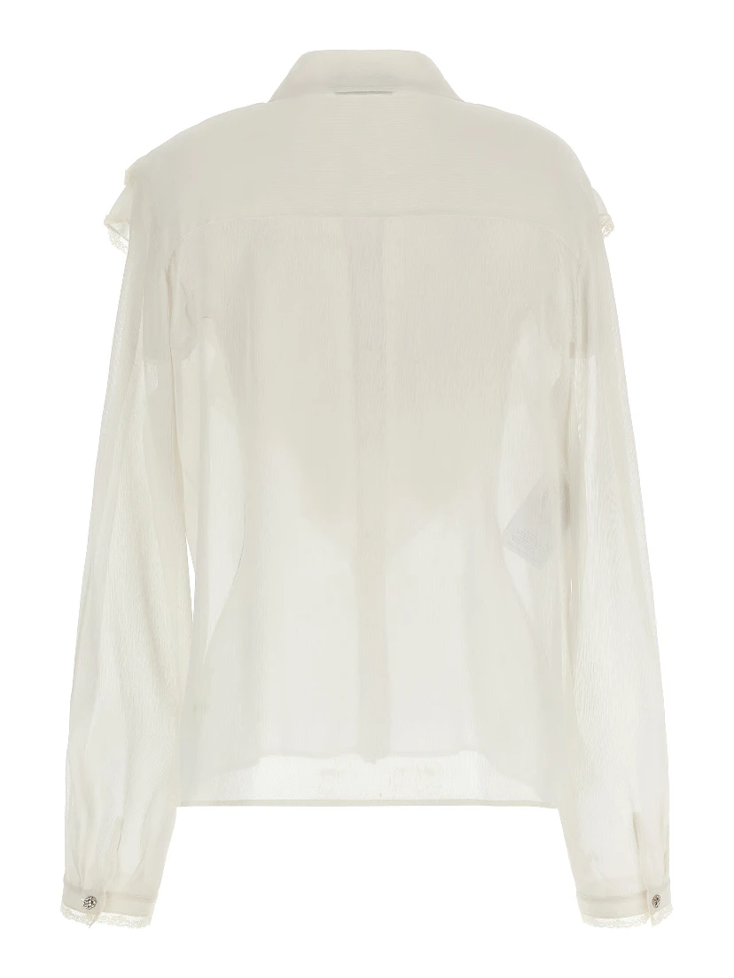 Beige Acetate Blouse