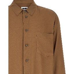 Brown Acetate Blouse