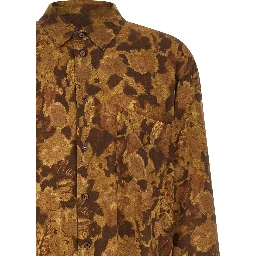 Brown Viscose Blouse