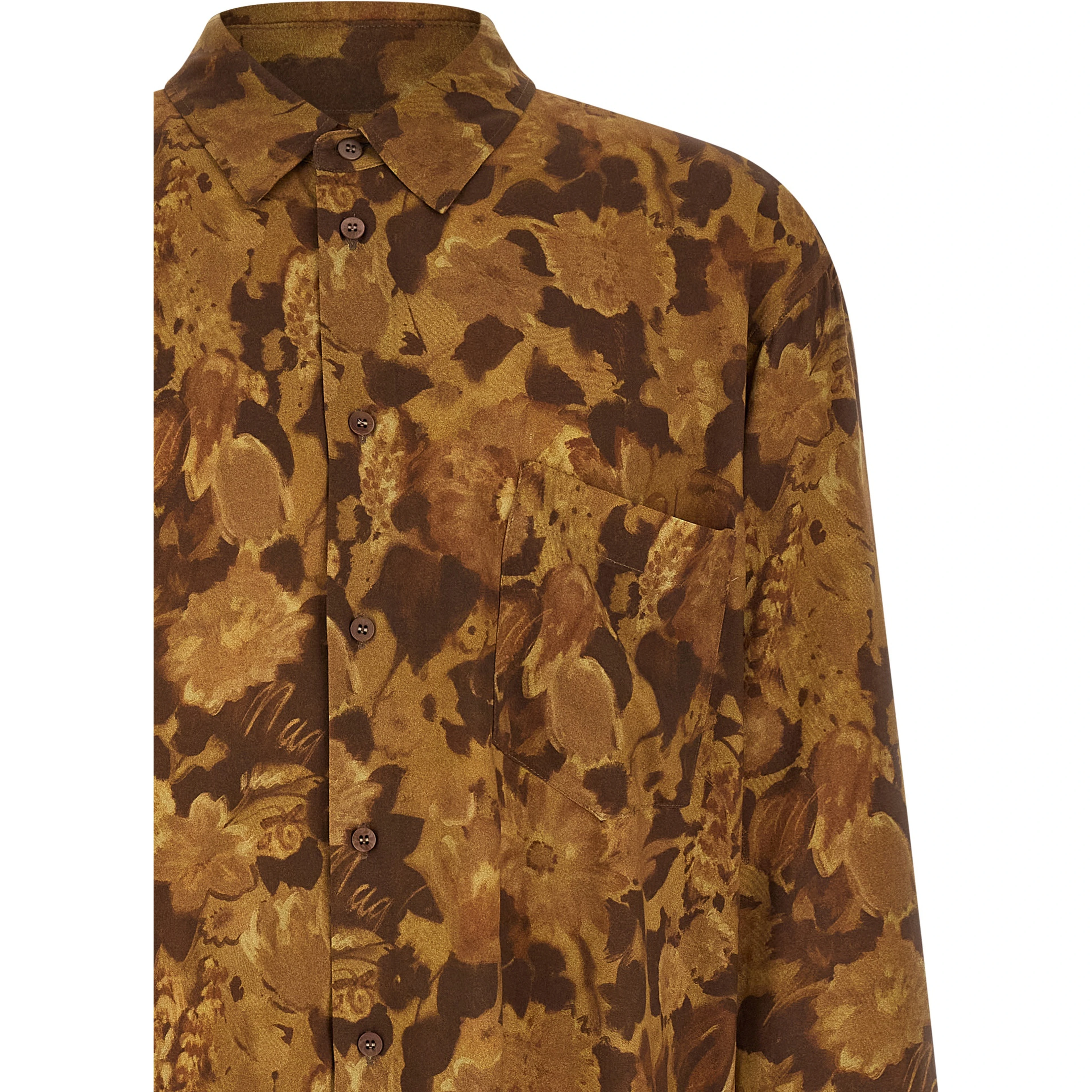 Brown Viscose Blouse