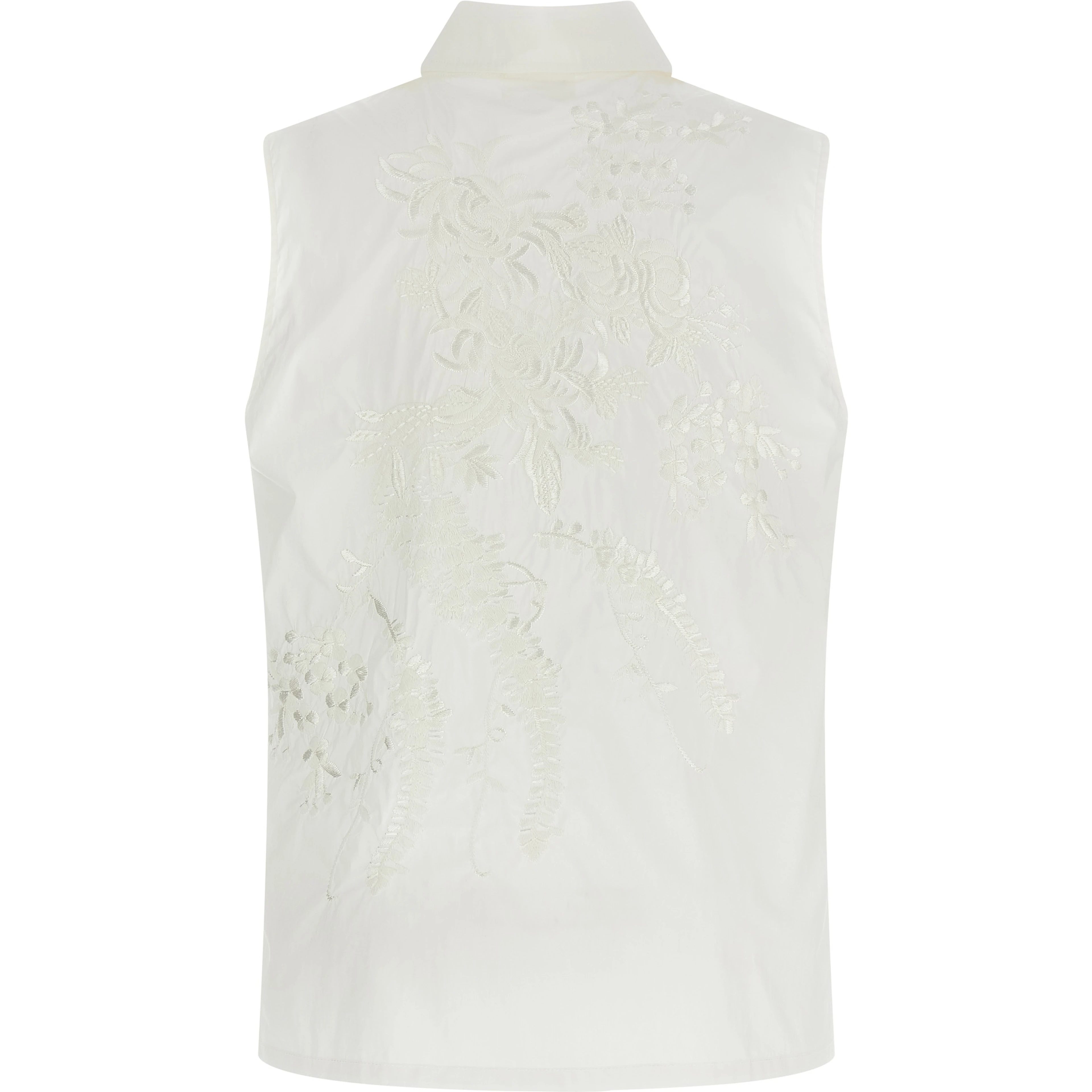 White Polyamide Blouse