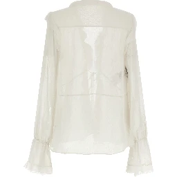 Beige Acetate Blouse