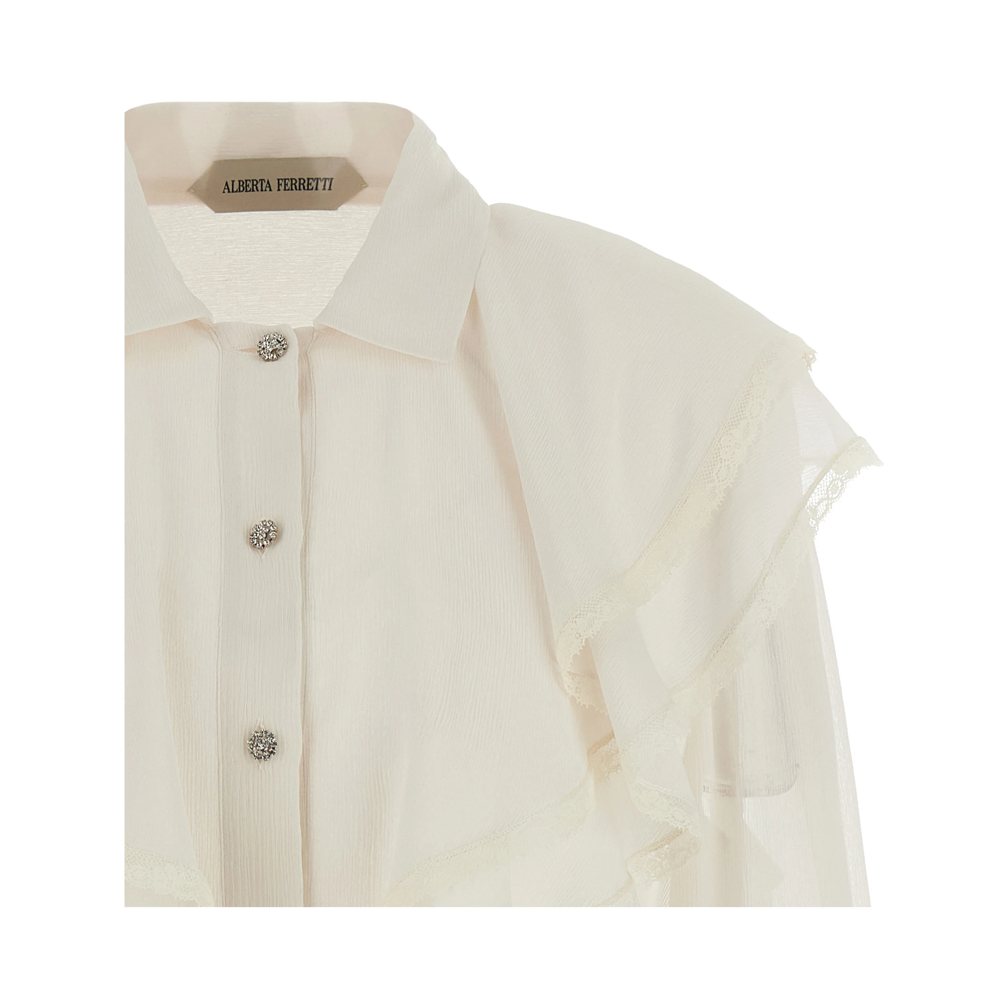 Beige Acetate Blouse