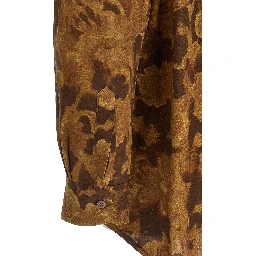 Brown Viscose Blouse
