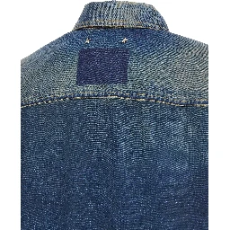 Blue Polyester Blouse