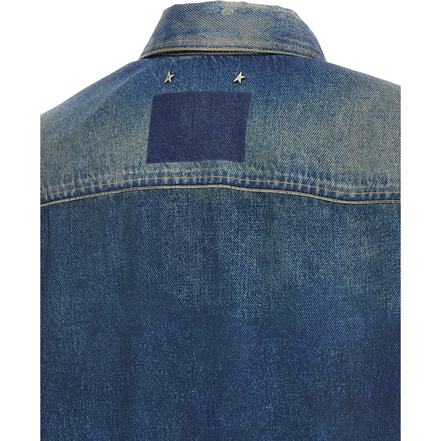 Blue Polyester Blouse