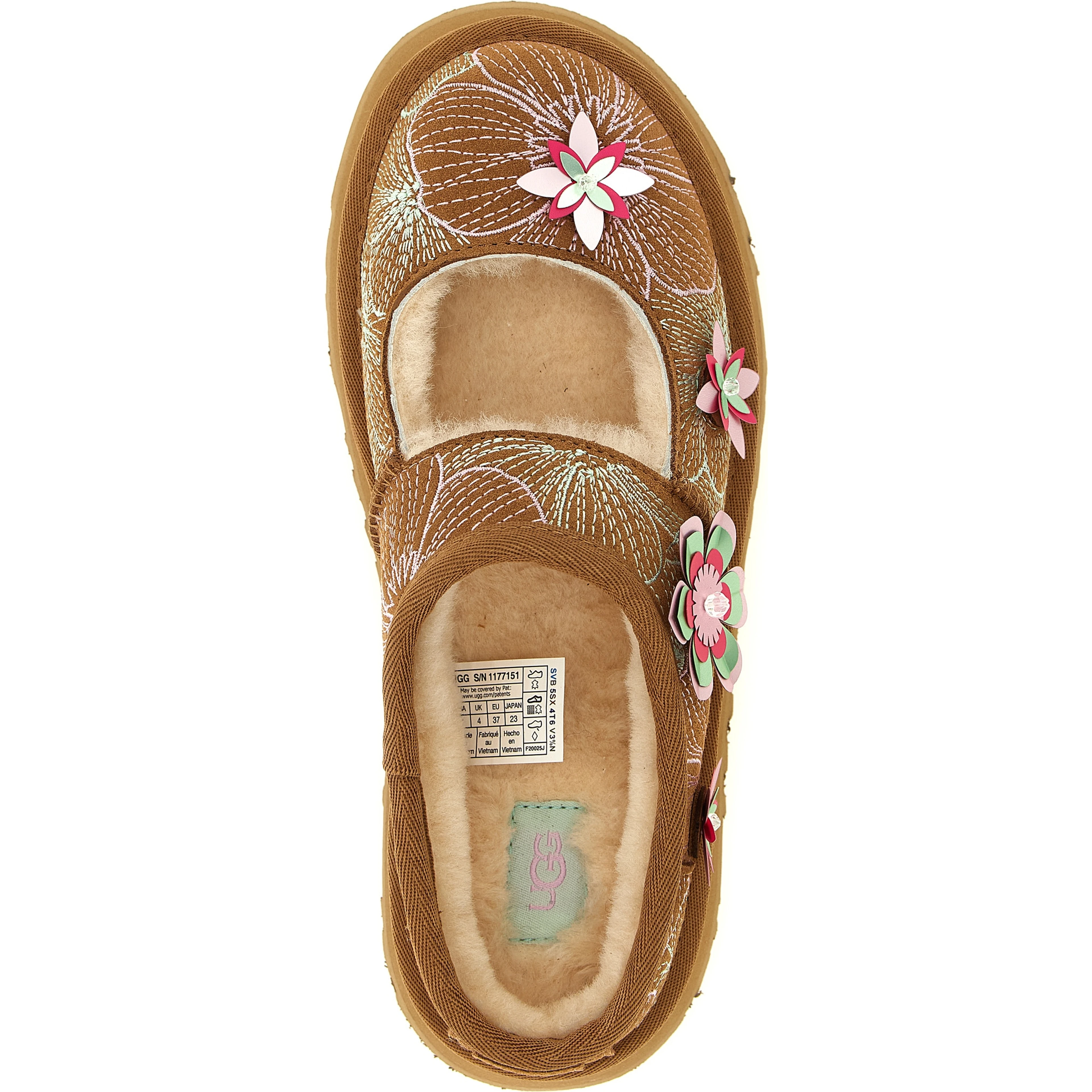 Multicolor Leather Flats