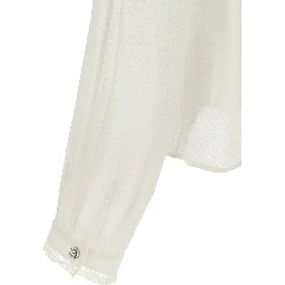 Beige Acetate Blouse