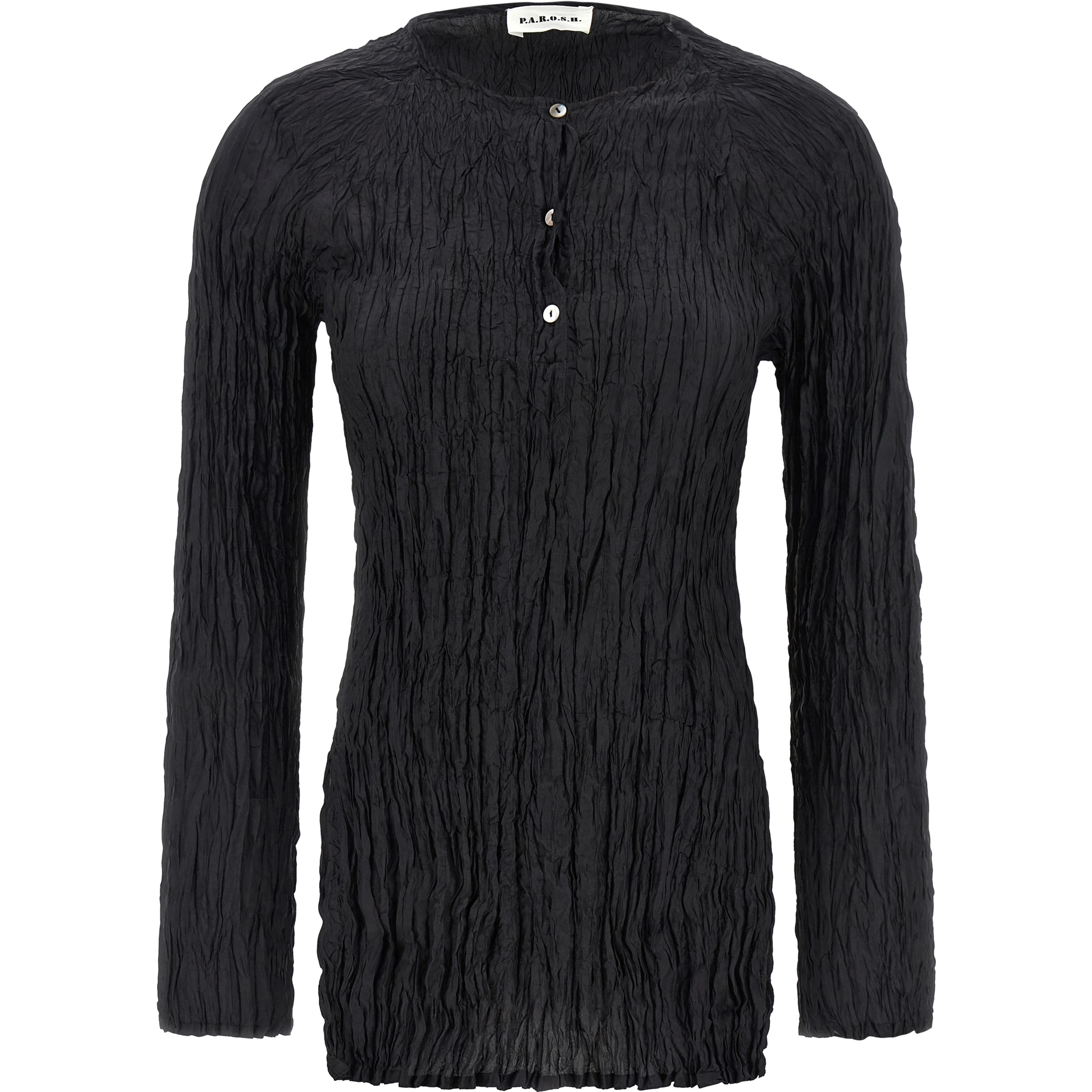 Black Silk Blouse