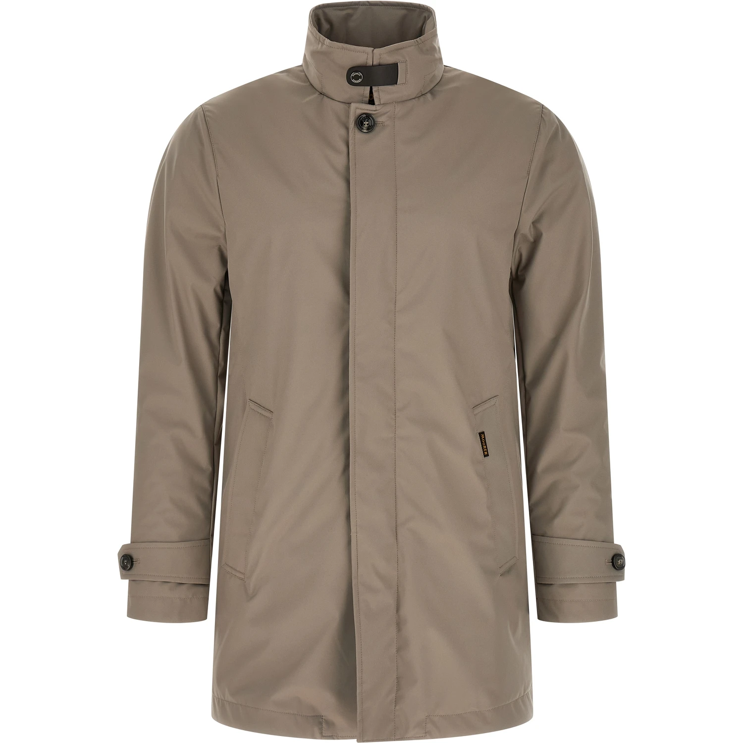 Gray Polyester Shell Jacket