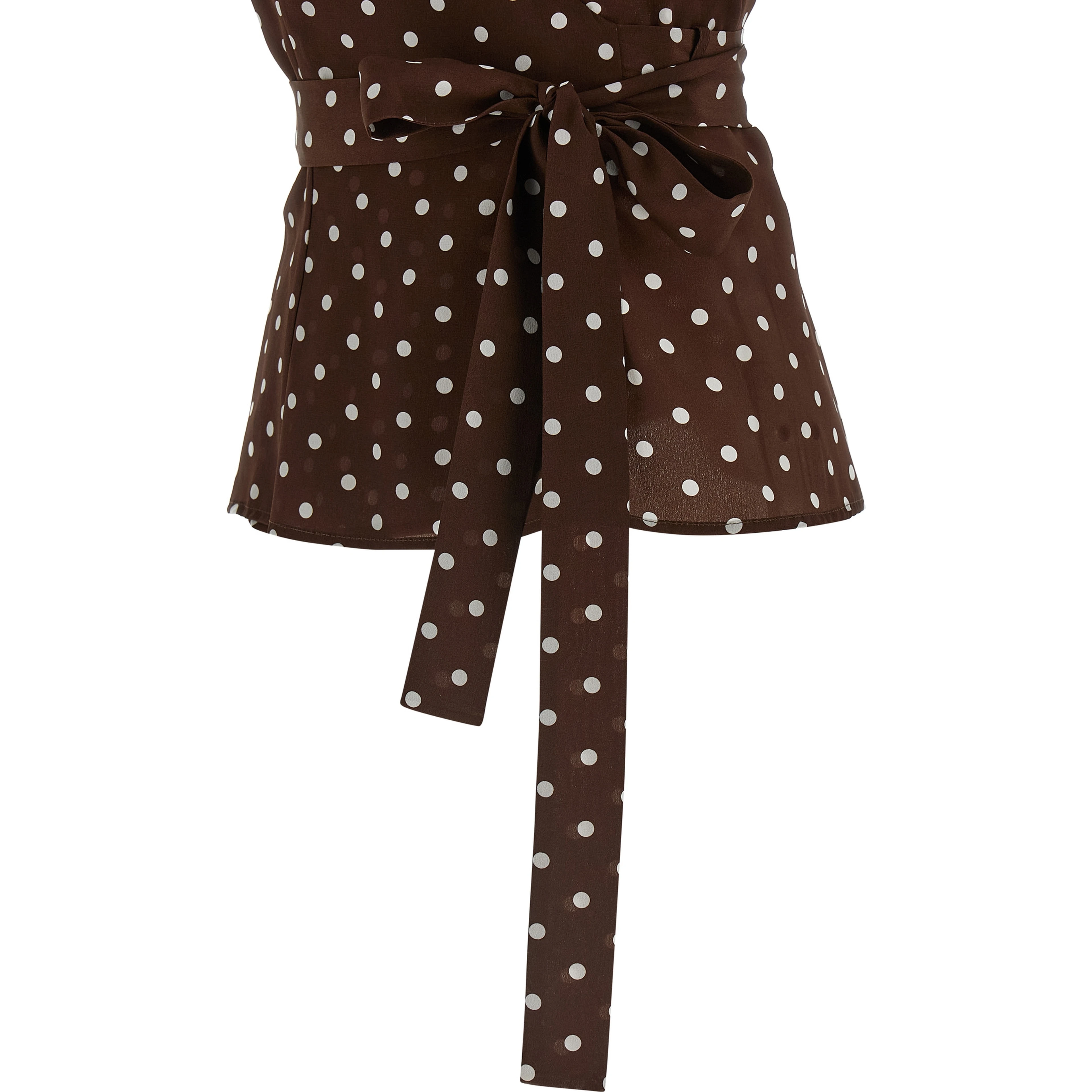 Brown Silk Tank Tops