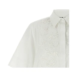 White Cotton Blouse
