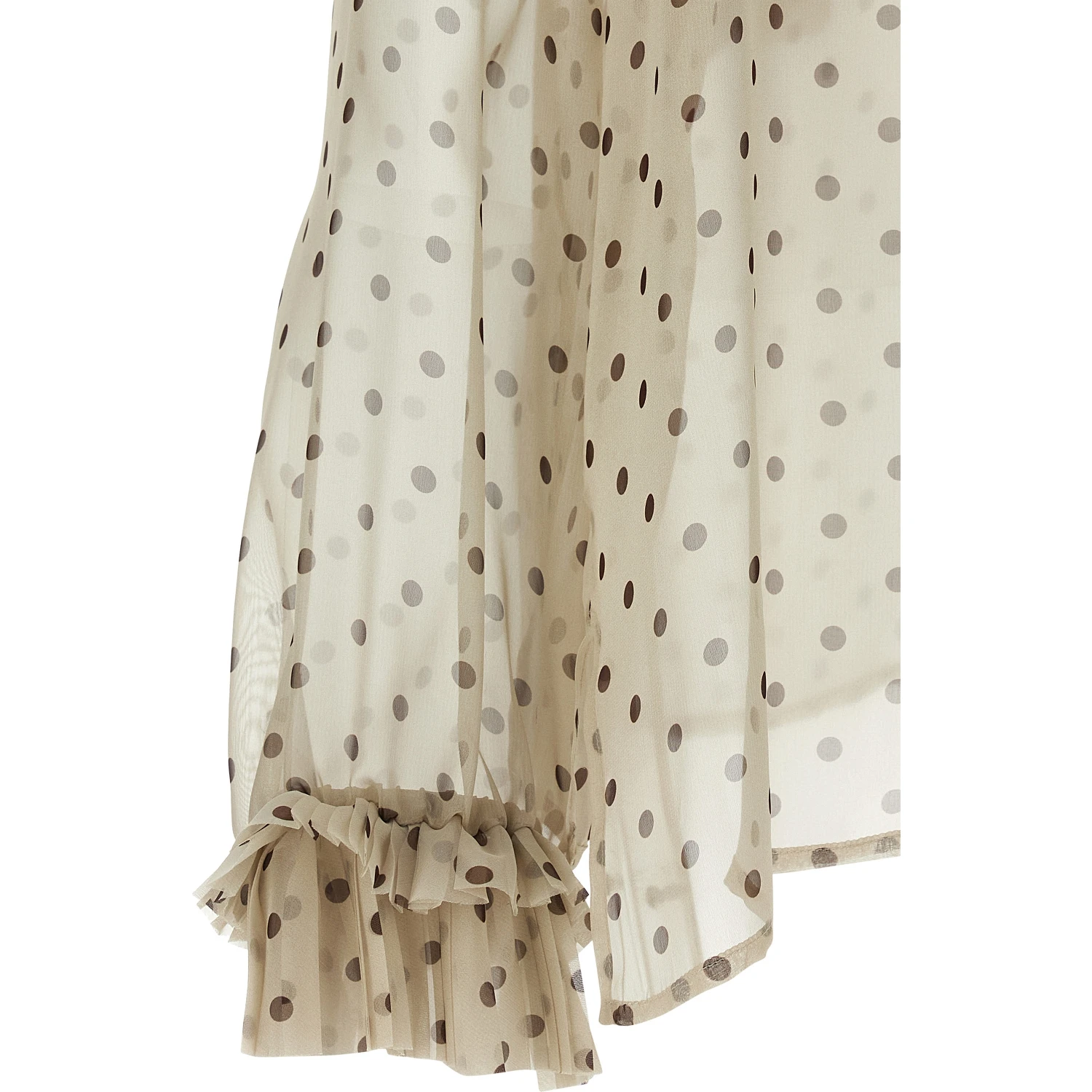 Beige Polyester Blouse