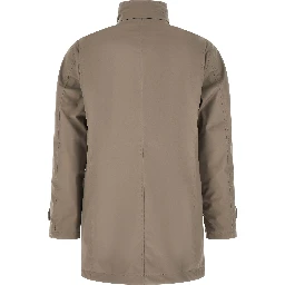 Gray Polyester Shell Jacket