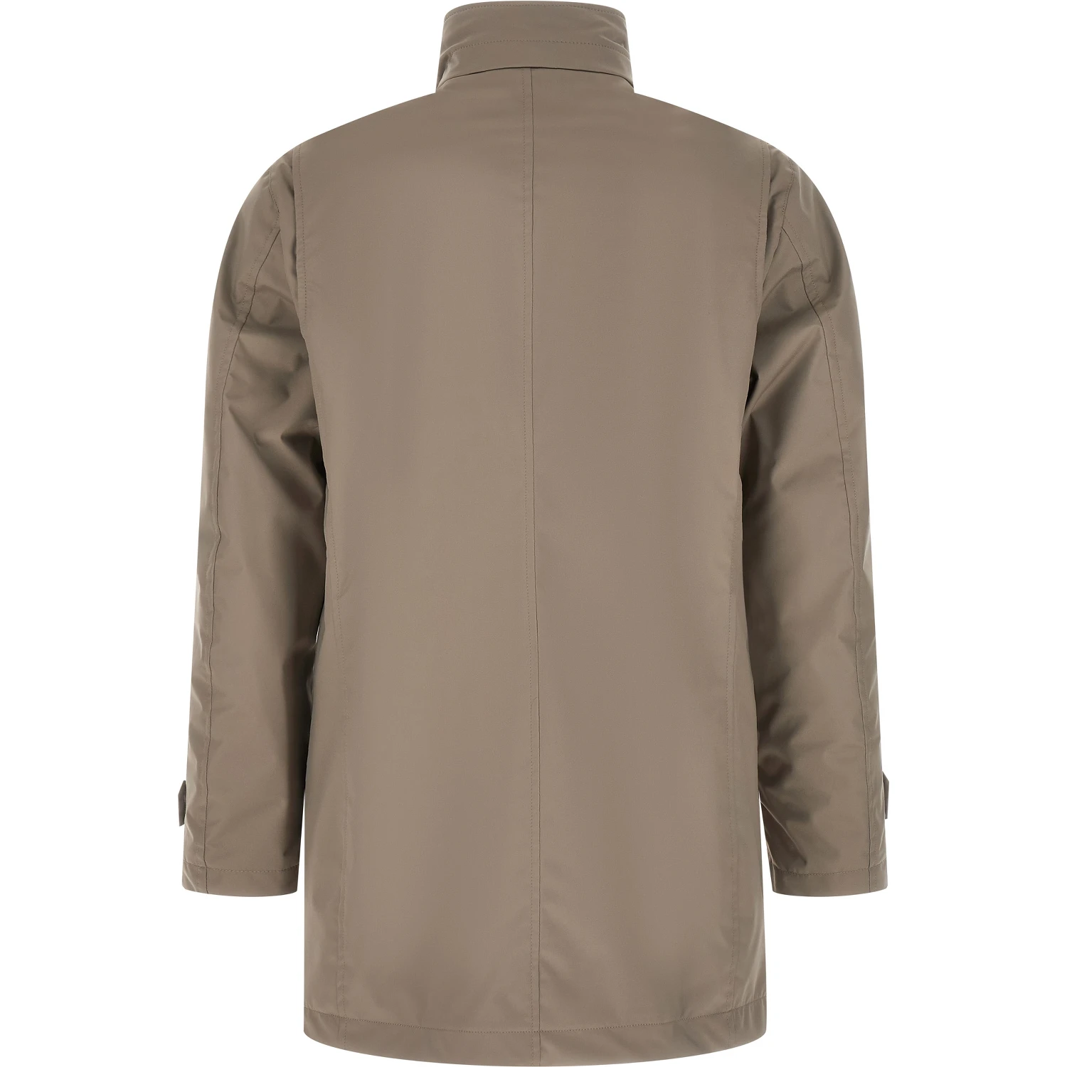 Gray Polyester Shell Jacket