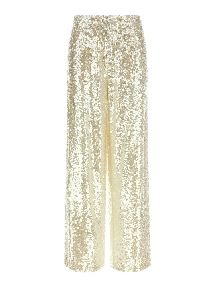 White Polyester Pants