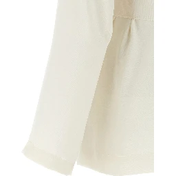 White Polyester Blazer