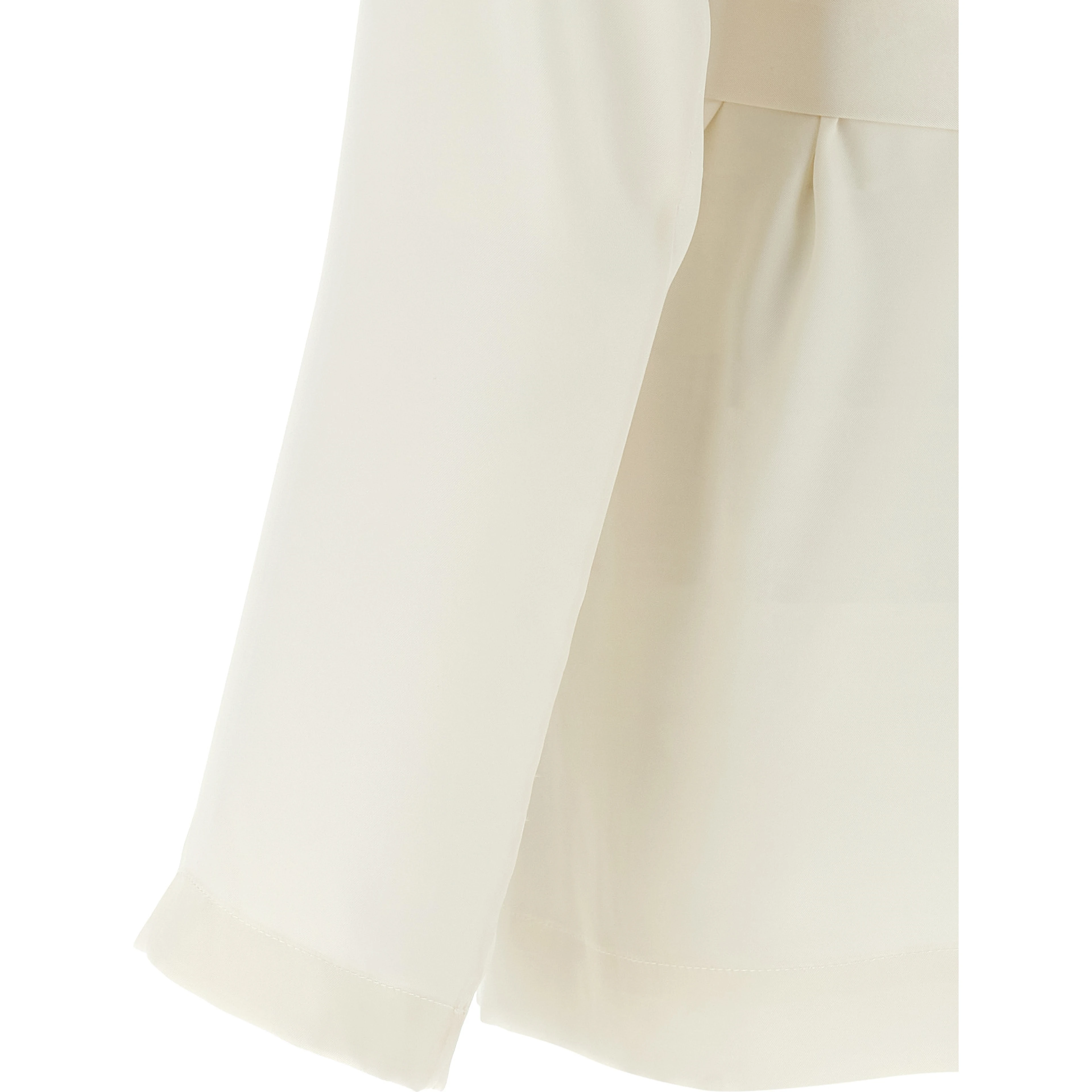 White Polyester Blazer