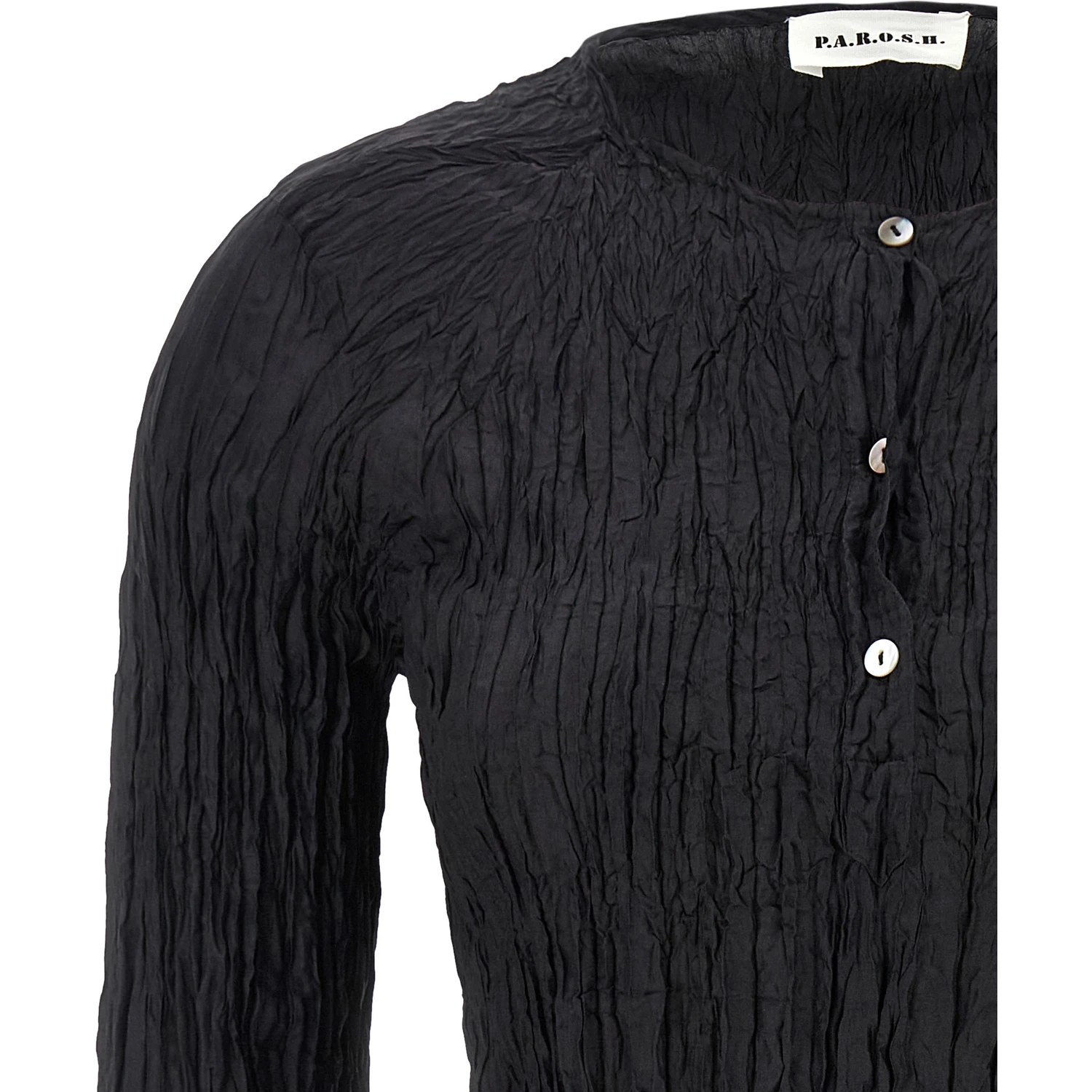 Black Silk Blouse