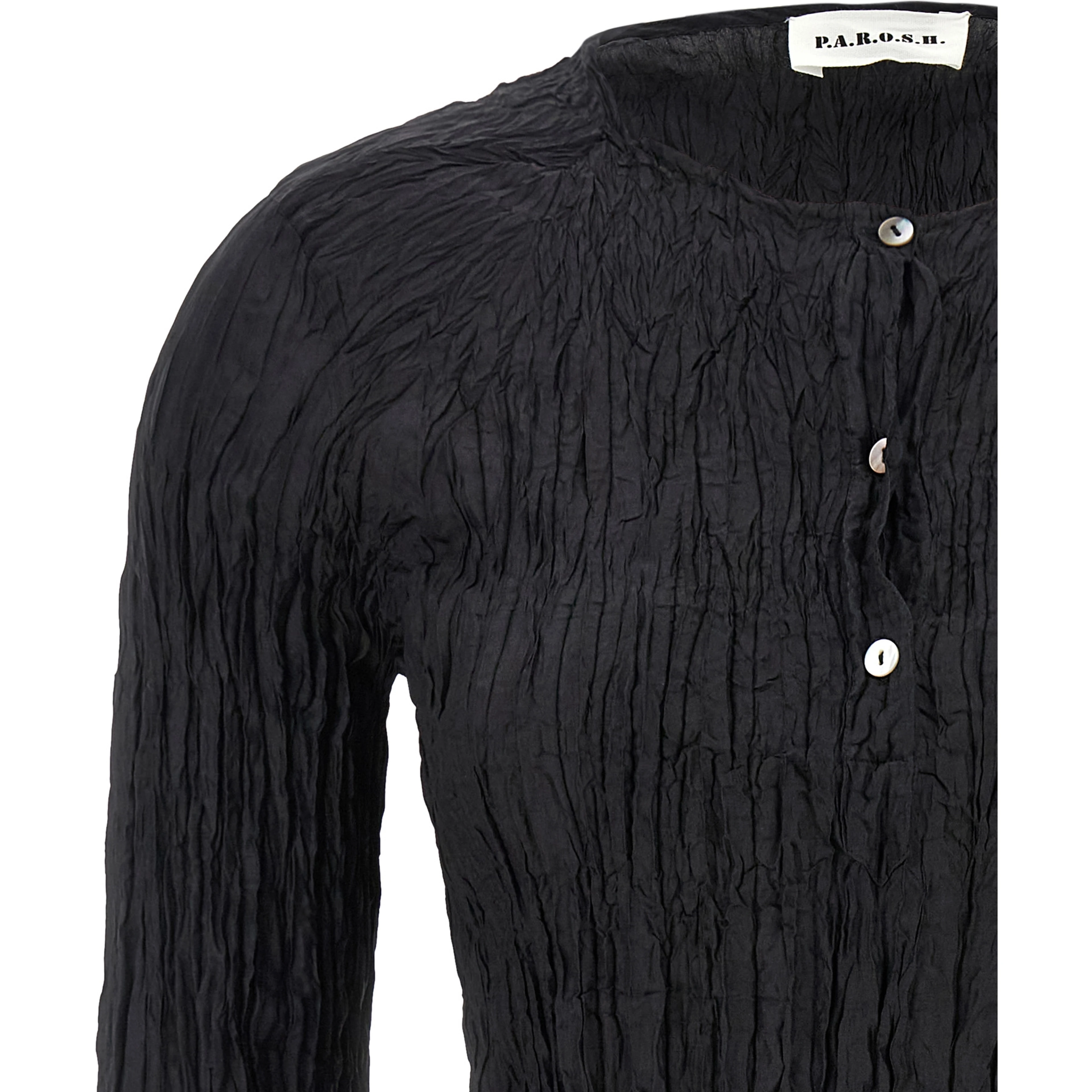 Black Silk Blouse