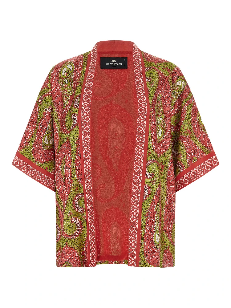 Multicolor Silk Cardigan