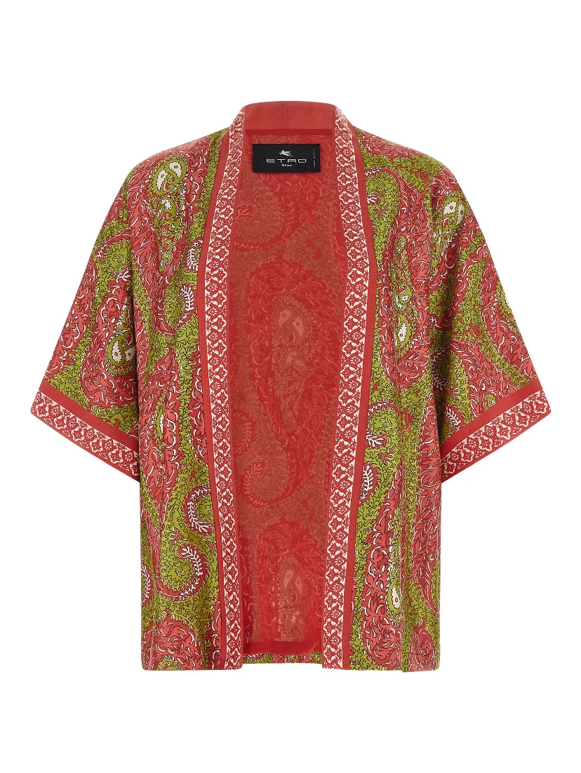Multicolor Silk Cardigan