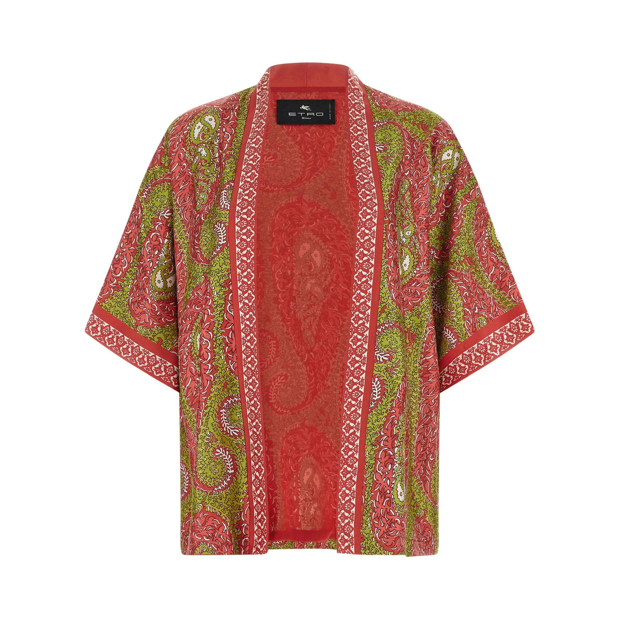 Multicolor Silk Cardigan
