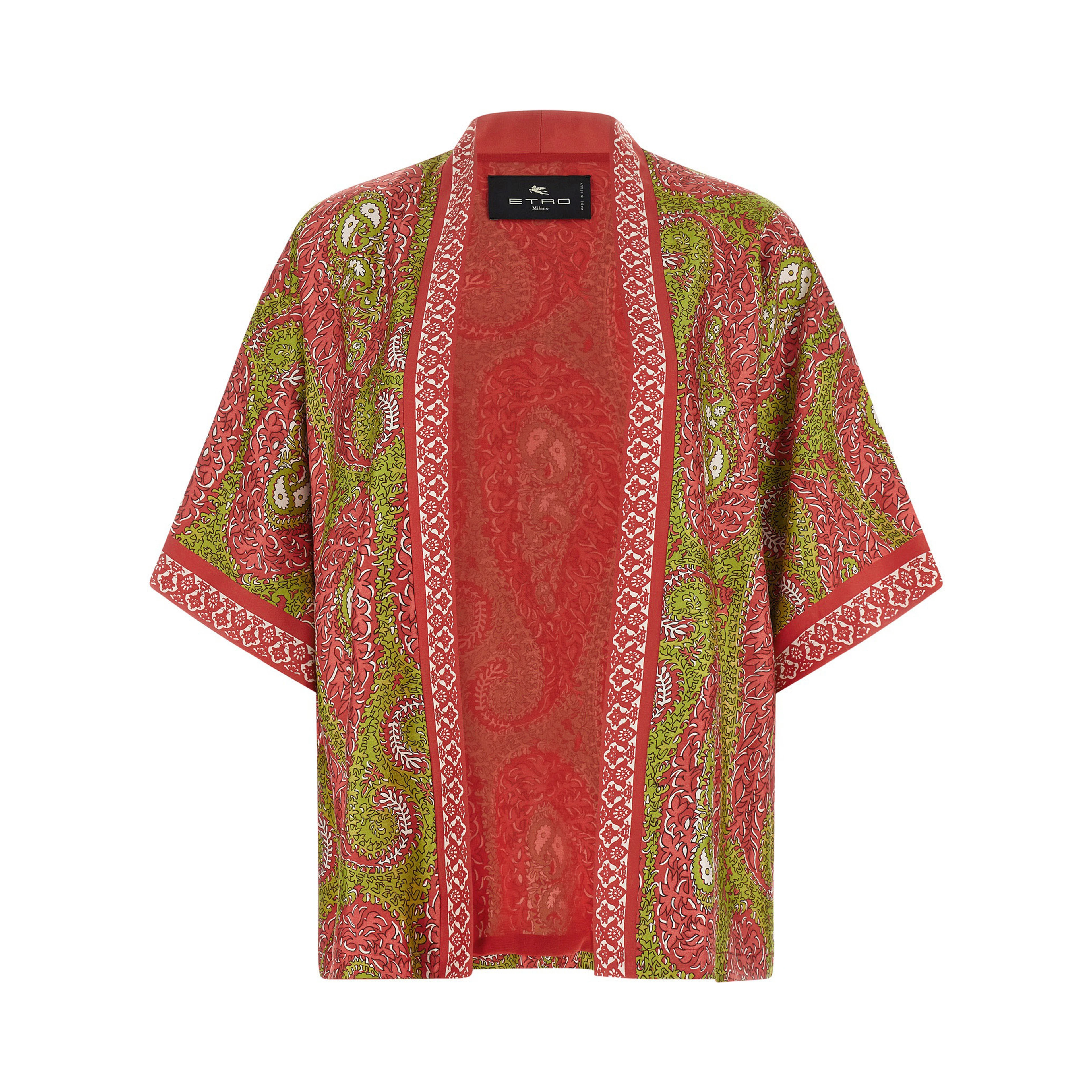 Multicolor Silk Cardigan
