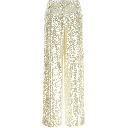 White Polyester Pants