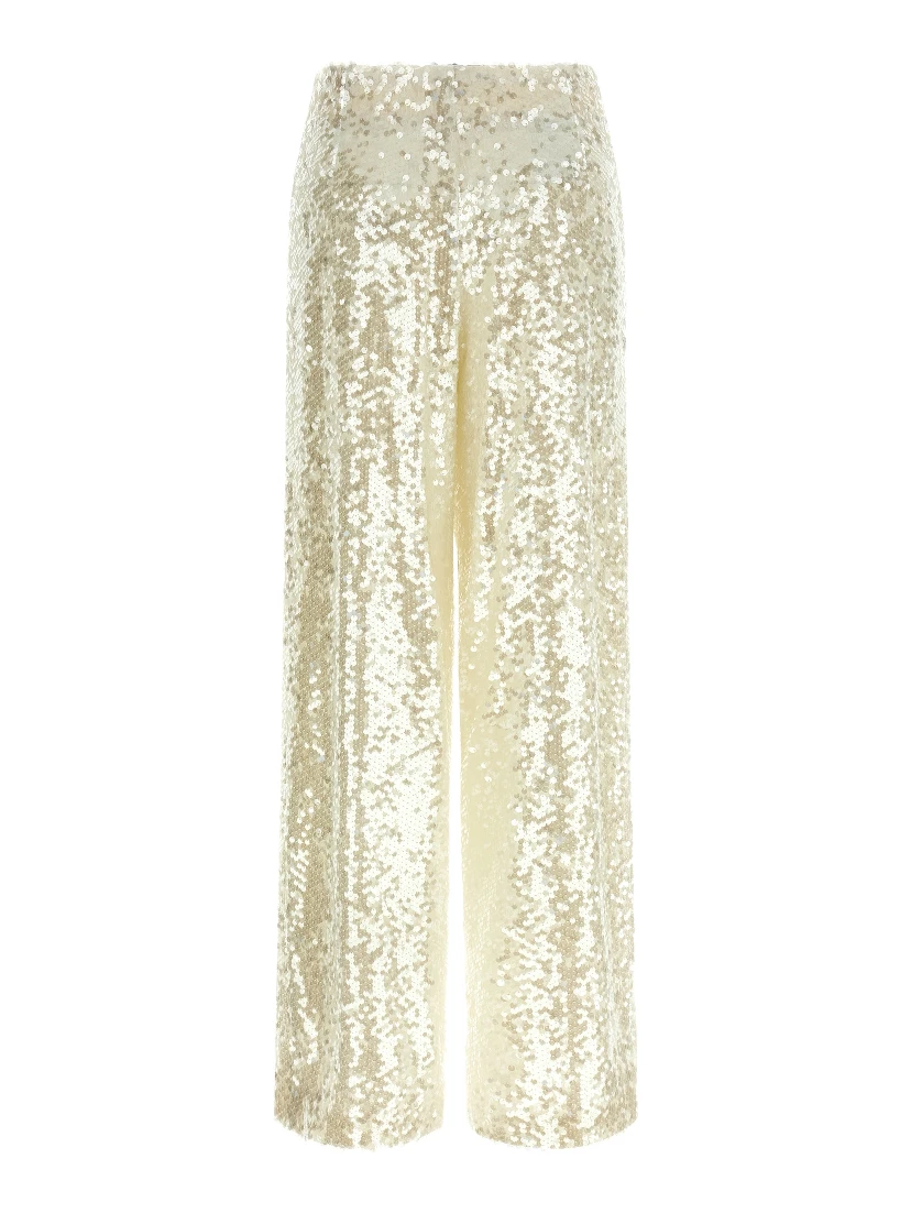 White Polyester Pants