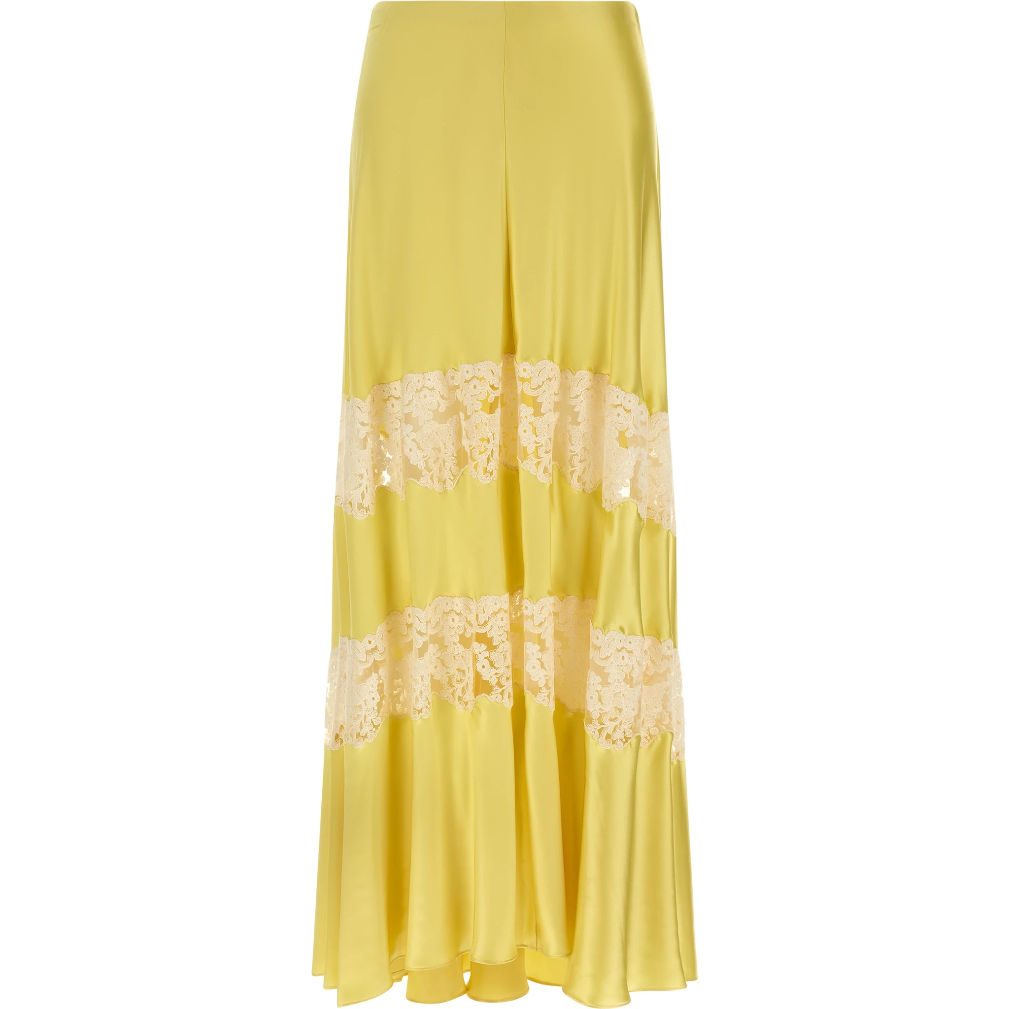 Bicolor Viscose Mini Skirt