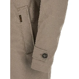 Gray Polyester Shell Jacket
