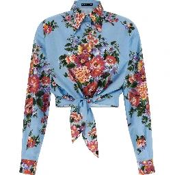 Blue Cotton Blouse